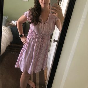 Gap striped dress
